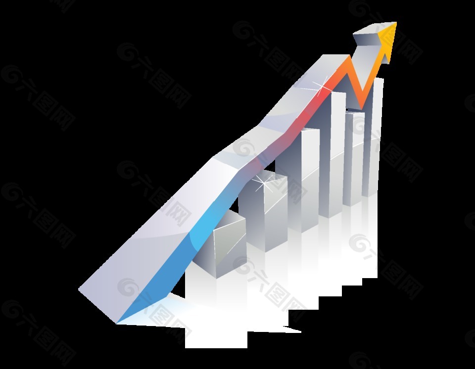 手繪臺(tái)階箭頭標(biāo)識(shí)矢量圖