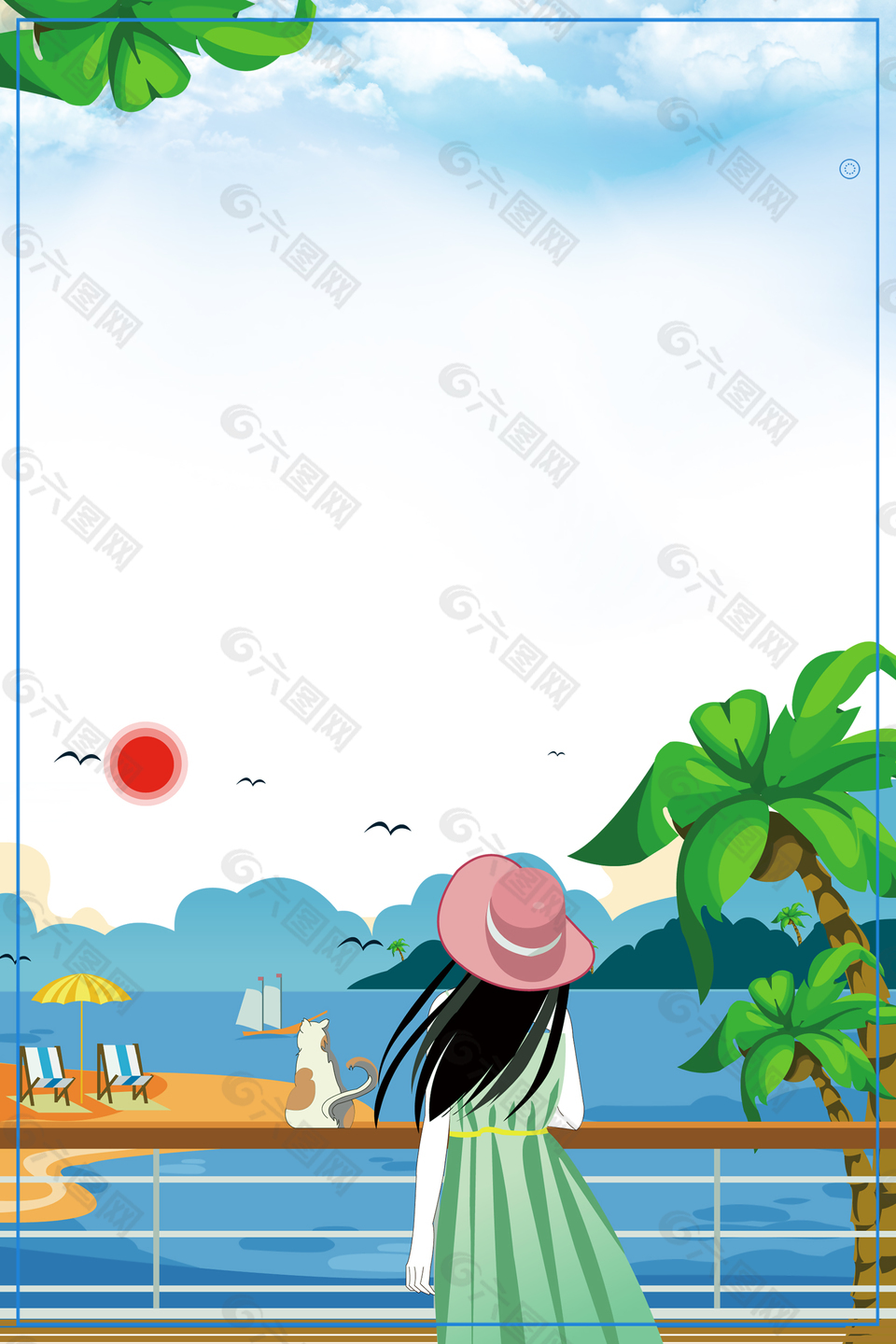 畢業(yè)季畢業(yè)旅行旅游海報背景