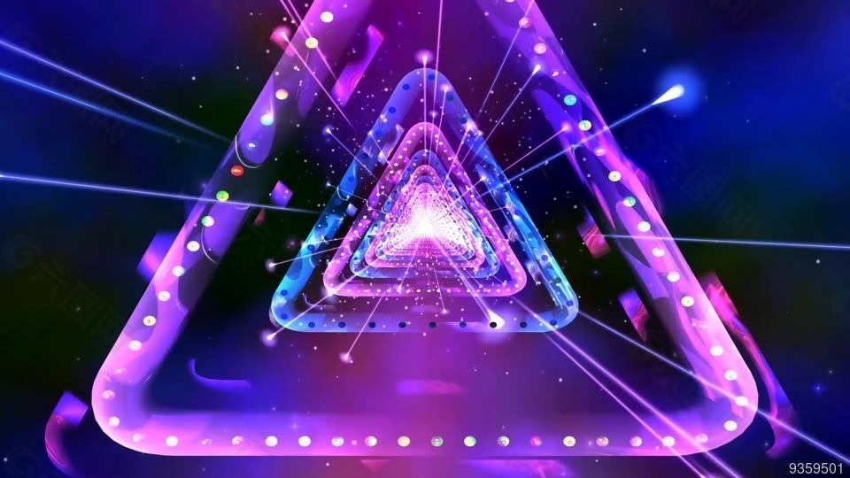 粒子炫酷大氣舞臺led視頻