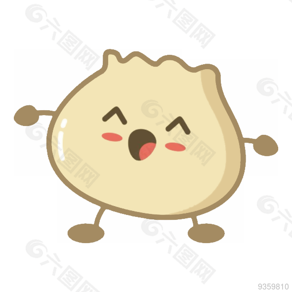 包子卡通圖案
