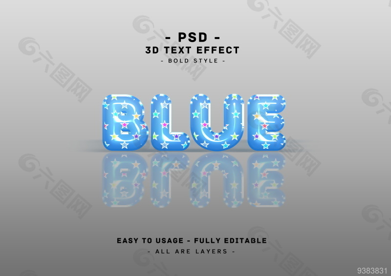 生日派對ps樣機特效設計