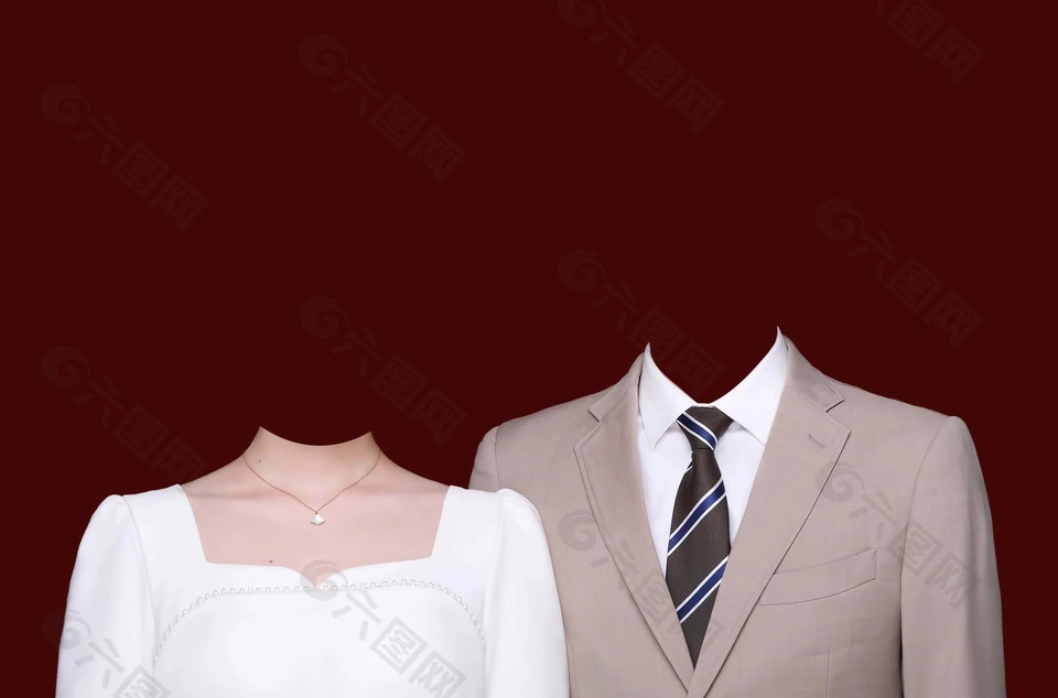 標(biāo)準(zhǔn)結(jié)婚證件照?qǐng)D片模板