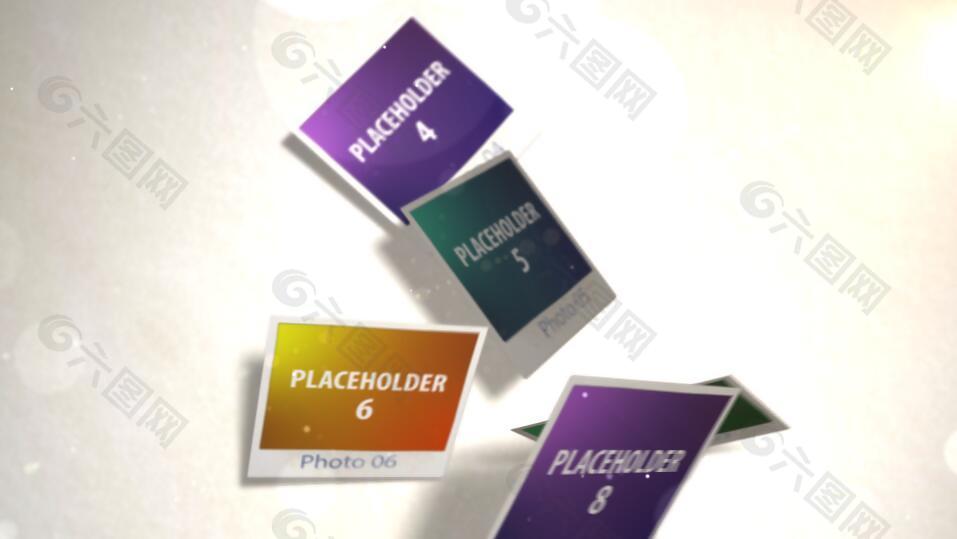 拍立得照片下落動畫設計