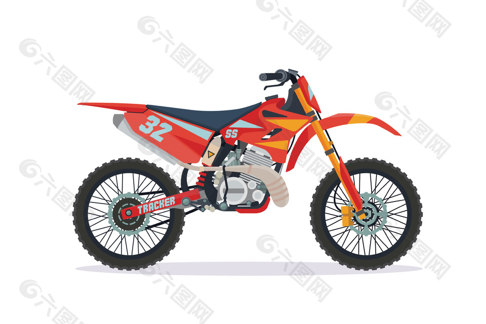 玩具機車卡通圖片素材