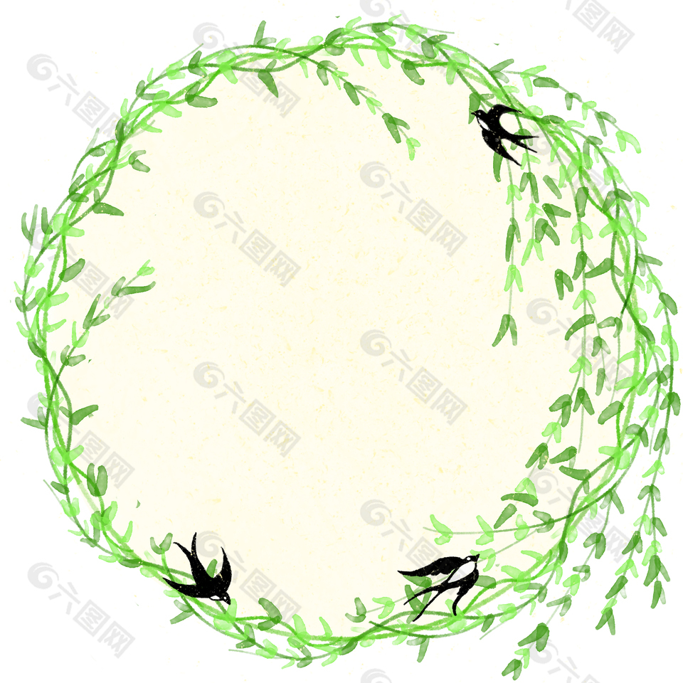 簡約柳條創(chuàng)意設(shè)計(jì)元素模板