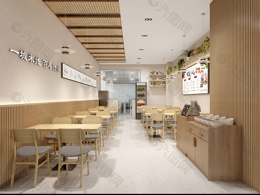 米粉店裝修效果圖