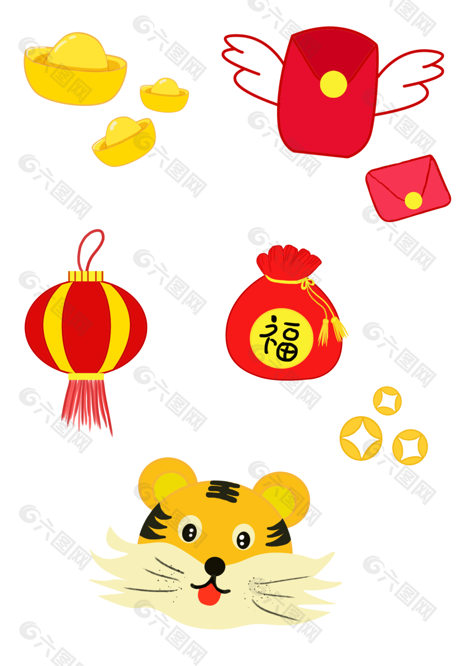 新春中國風節(jié)日意象創(chuàng)意圖案合集