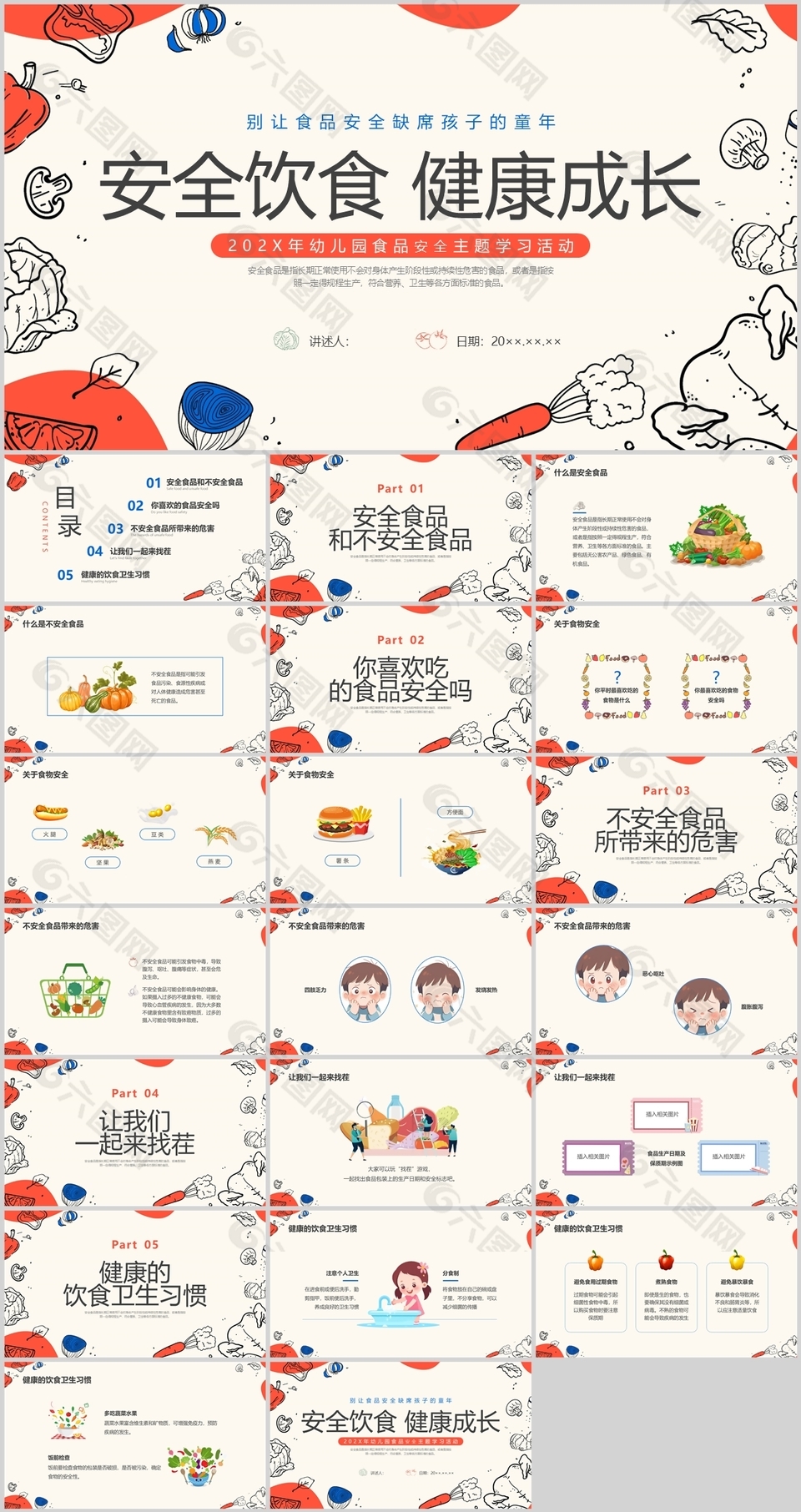 幼兒園食品安全主題學(xué)習(xí)活動(dòng)課件