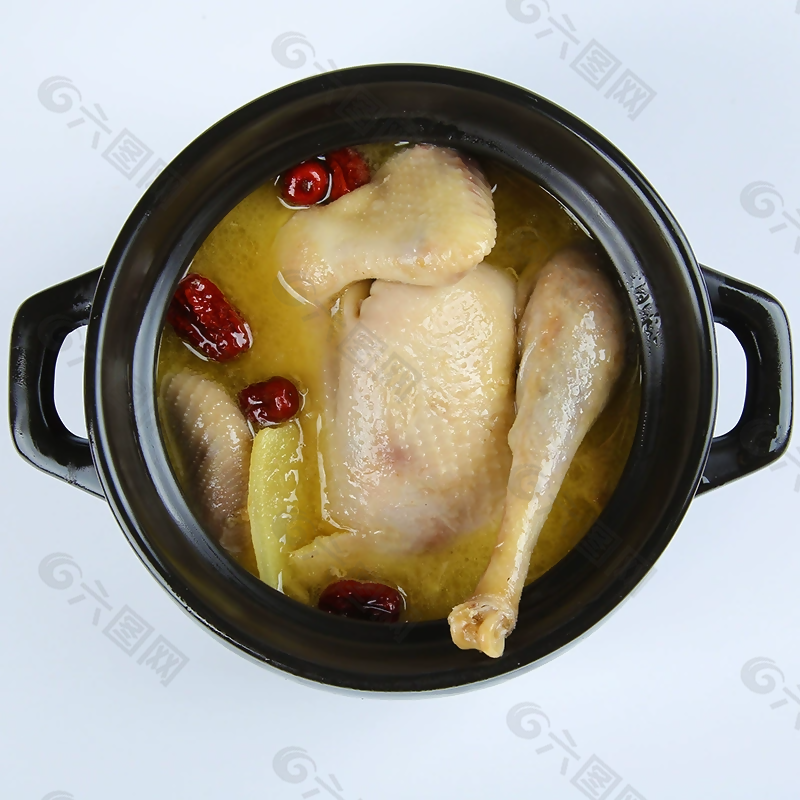 傳統中式美食營養雞湯