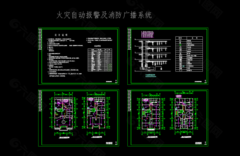 酒店火災(zāi)自動報警及消防廣播系統(tǒng)設(shè)計