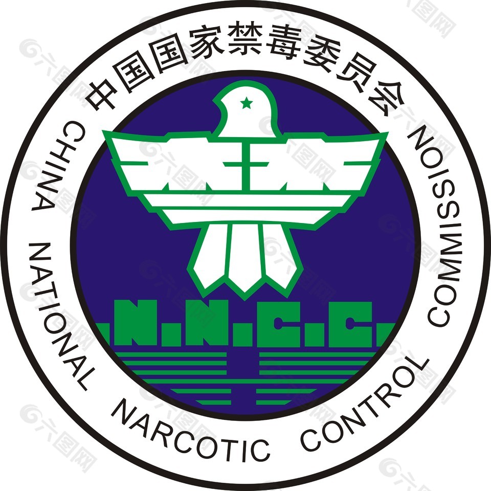 綠色簡約風(fēng)國家禁毒委員會標(biāo)志設(shè)計