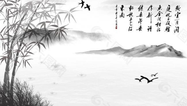 竹子风景图片