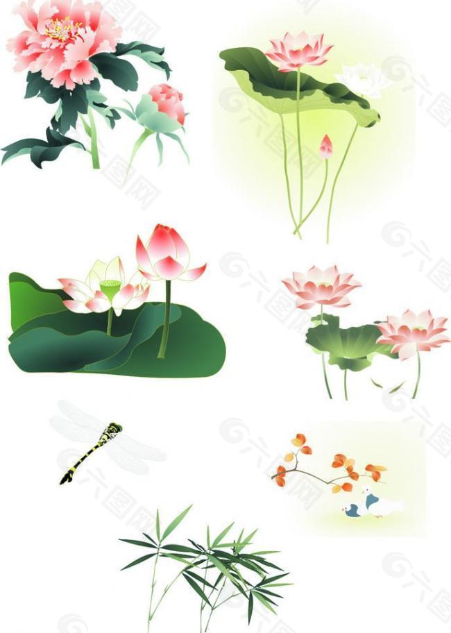 水墨花卉 （位图）图片
