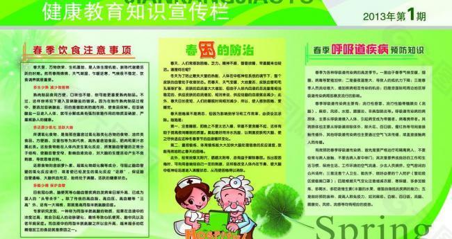 健康教育知识宣传栏图片