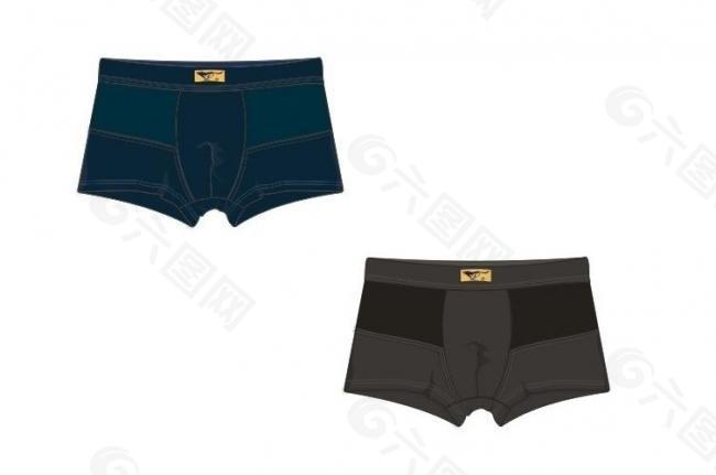 男士内裤裤型设计图片