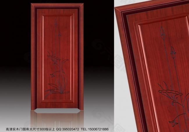 高清实木门图片