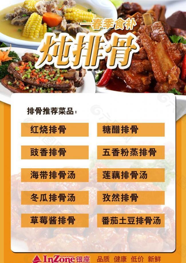 炖排骨 春季食补图片