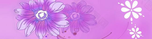 紫色花纹 花朵图片