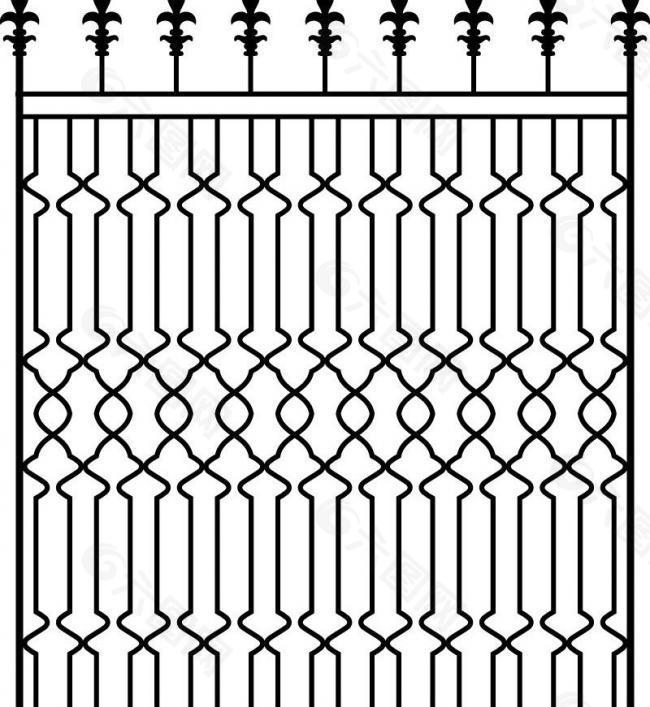 铁艺花纹图片