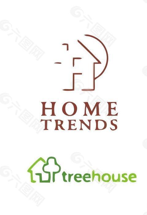 首页 psd源文件 logo设计 房子logo图片