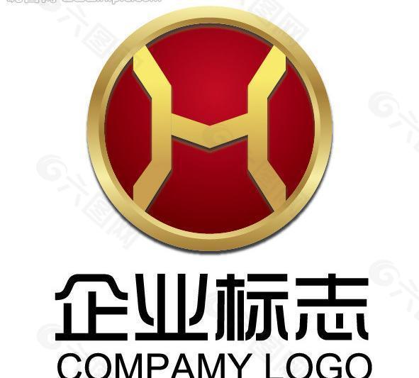 地产h logo标志图片
