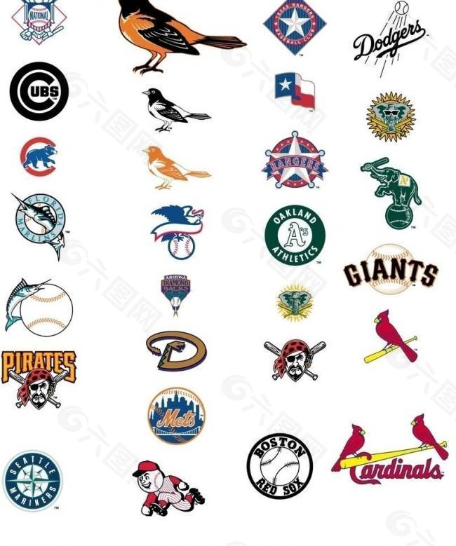 棒球常用logo图片