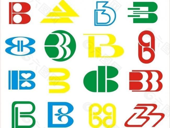 b字母logo 标志图片