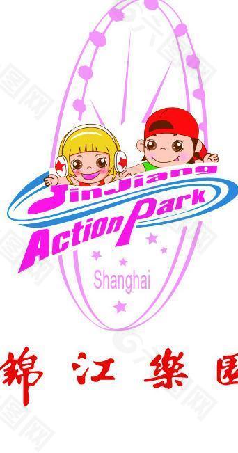 锦江乐园 标志 logo图片