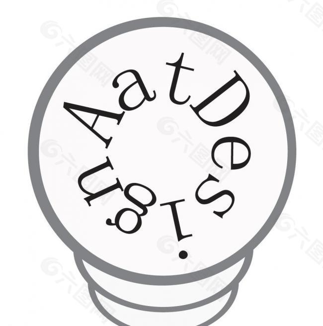 灯泡 logo 标志 创意图片