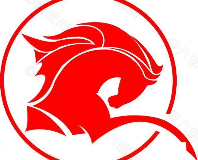 红鬃马logo图片