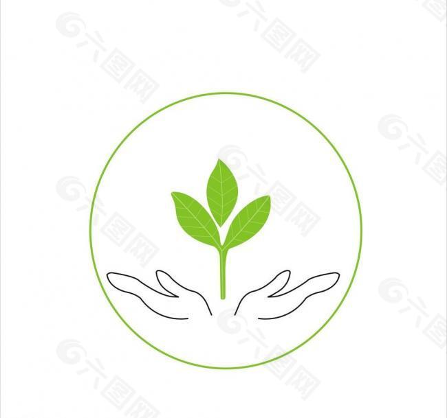 原创绿色环保logo图片