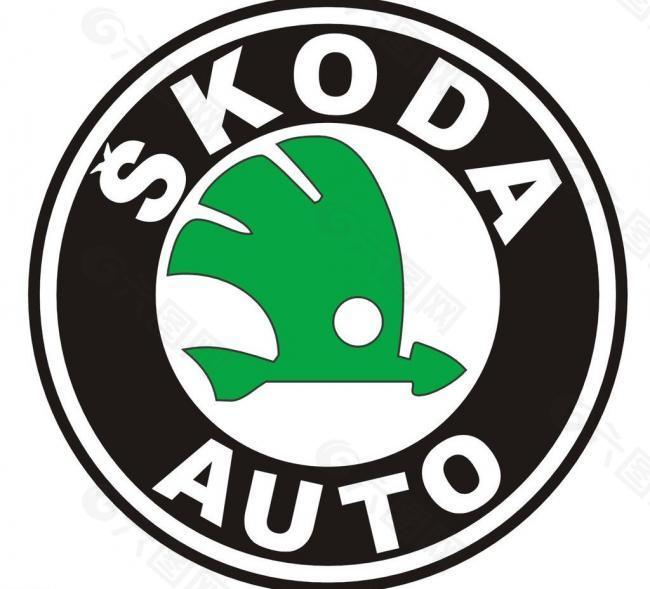 斯科达skoda logo图案图片