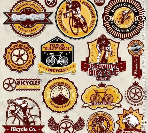 自行车比赛徽章 logo图片