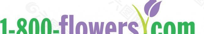 flowers矢量英文logo标志图片