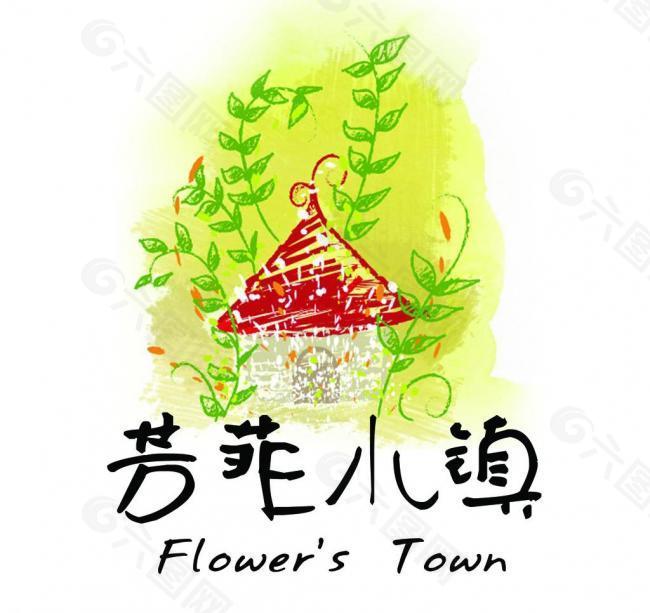 花店logo设计图片