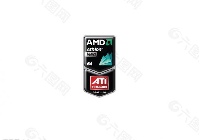 amd logo 交叉火力图片