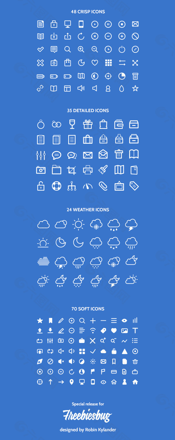 手机appUI界面图标天气常用图标