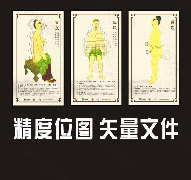 任脉 督脉 带脉图片