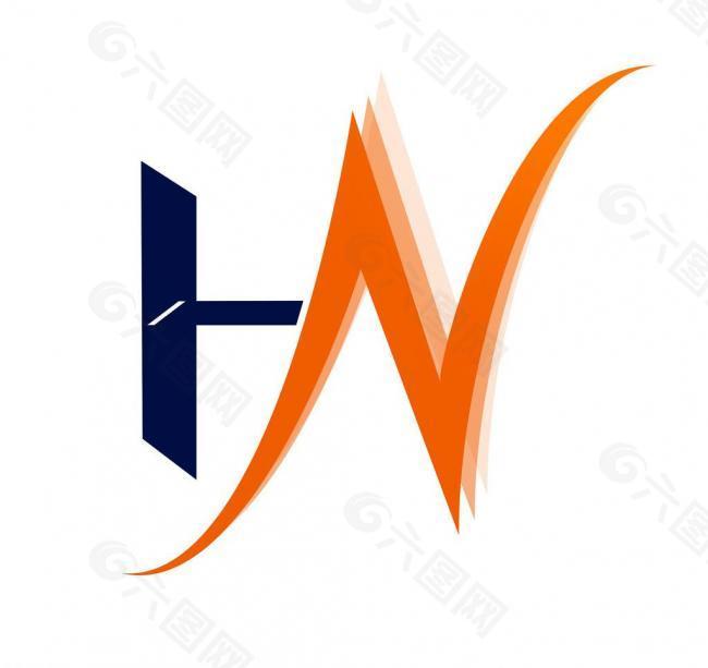 公司logo 字母hn 简约图片