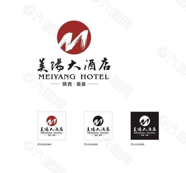 酒店 饭店 logo 标志设计图片