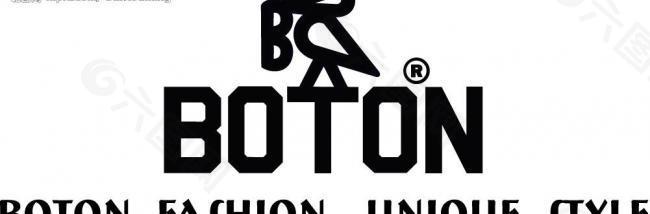 波顿牛仔logo矢量图片