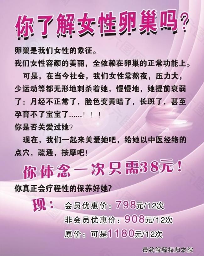 女性卵巢保养图片