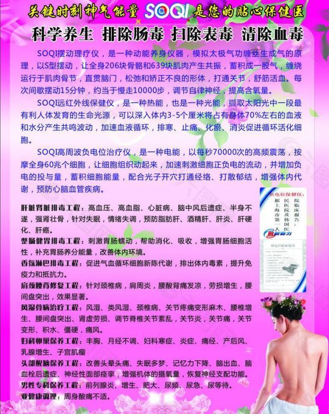 美容展板图片