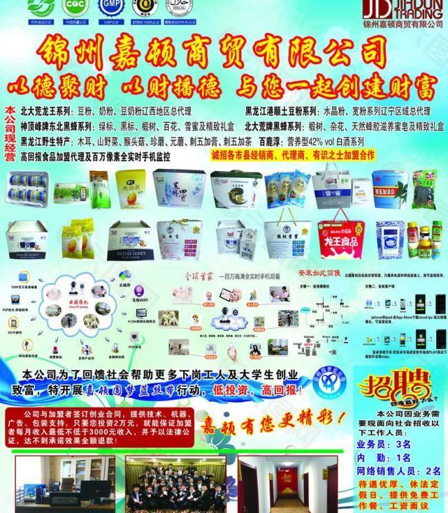 商贸公司彩页图片