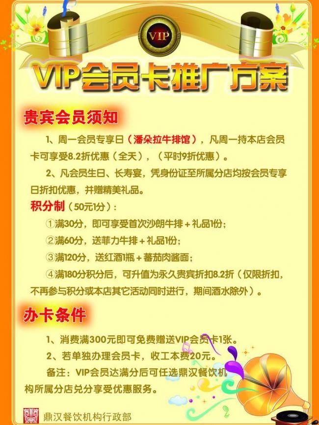 vip会员卡推广方案图片