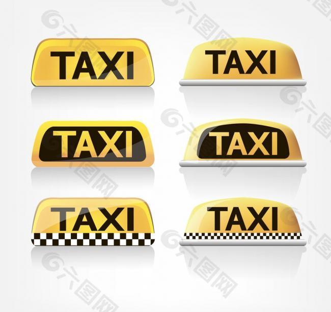 出租车 taxi 标图片