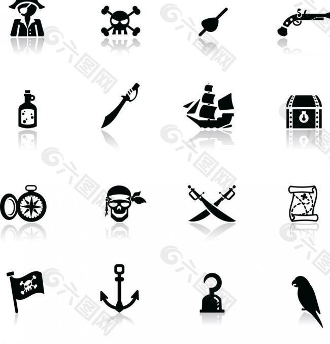 海盗图标图片