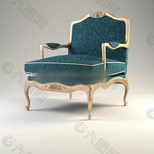 现代沙发椅3d模型