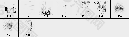 9种污渍笔刷