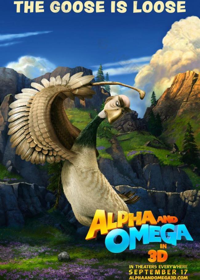 电影海报 阿尔法与欧米加 alpha omega图片